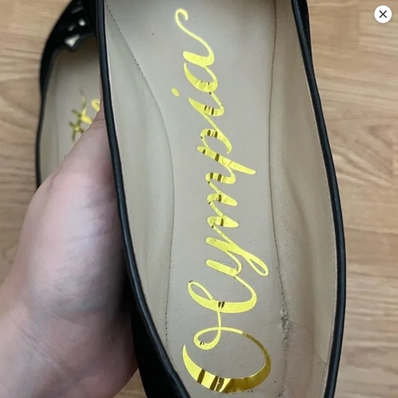 Charlotte Olympia Black Velvet Size 38 Kitty Flats (only worn once) - Picture 8 of 10